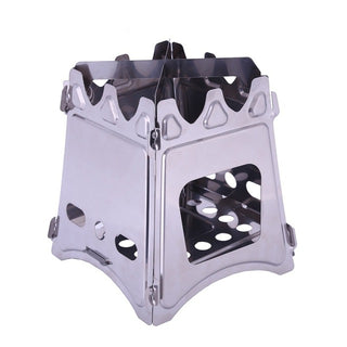 Compact Folding Wood Portable Stove